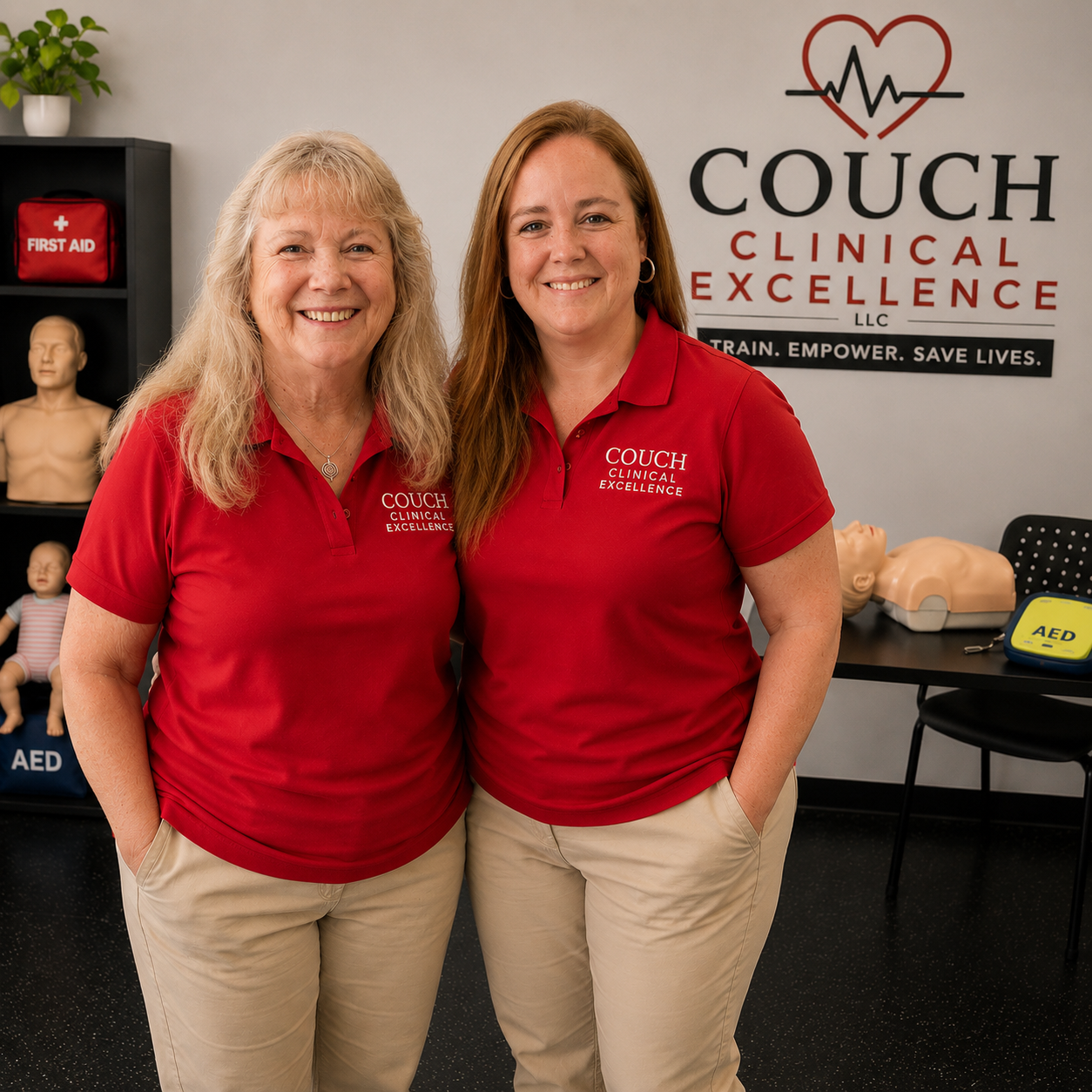 Tamara Couch and Rebecca Rarden at Couch Clinical Excellence